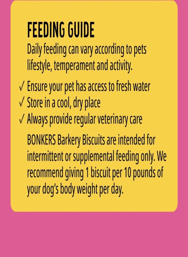 Bonkers Barkery Medium Dog Biscuits, Chicken Flavor, 24 oz Box with DN Essentials Waste Bag Dispenser & Roll (Bone) - Image 5